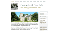 Desktop Screenshot of concertsatcratfield.org.uk